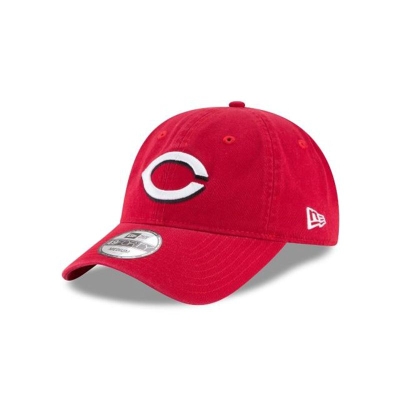 Red Cincinnati Reds Hat - New Era MLB Core Fit 49FORTY Fitted Caps USA3924075